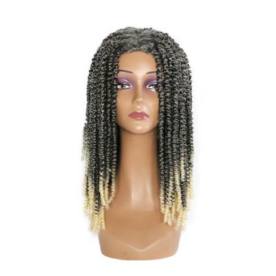 China Synthetic Hair Wigs Wholesale Cheap Hair Extension Synthetic Braid Hair 2 Tone Crochet Braiding Prices Wholesale Hair Passion Twist Hair Braiding Wigs for sale