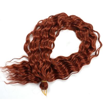 China Water Wave Afro Beauty Turer Hair Accessory Extensions Crochet Curly Bohemian Hair Weave 30 Inches Synthetic Braiding Hair for sale