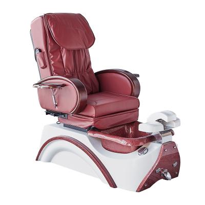 China European hot sale high end salon furniture electric foot massager high back chair for beauty manicure and eyelash shop for sale