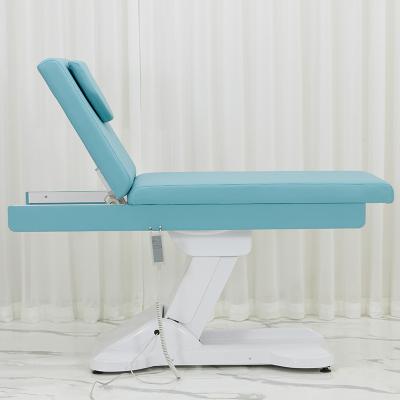 China Contemporary high quality adjustable wide waist electric massage table bed with 2 motors for beauty salon for sale