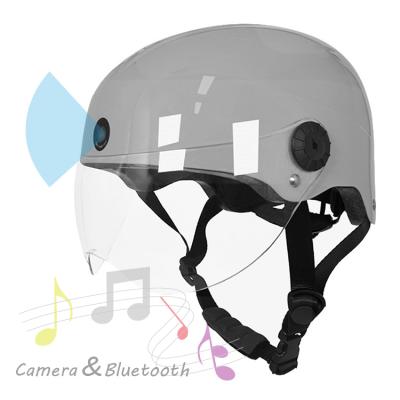 China 2021 New Style Motorcycle and Bike Cycle Smart Blutooth and Camera Helmet with HD Camera Recorder1080p and Built in Wifi BT for sale