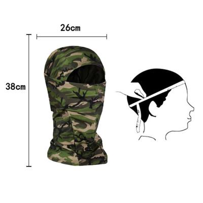 China New Summer COMMON Sunscreen Breathable Jacquard Fabric One Hole Ski Mask Custom Logo for sale