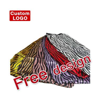 China Trendy Seller Customized Extra Long Silk Satin Hair Hoods Braid Sleeping Hat Hoods Custom Logo for sale