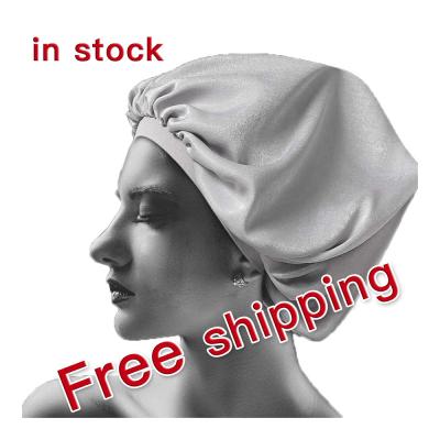 China LOW MOQ Fashionable Double Sided Women Pretty Cute Hair Hat White Pure Plain Free Shipping Silk Cowls for sale