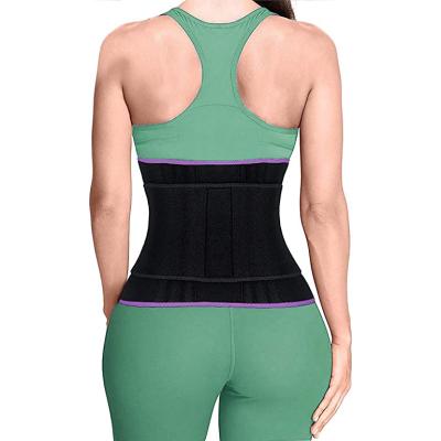 China Wholesale Adjustable Neoprene Sauna Belt Sweat Waist Trainer Belt Trimmer For Weight Loss for sale