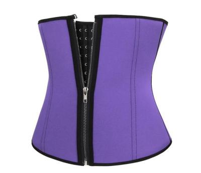 China Antibacterial Breasted Toning Garment Zipper With Tuck Belt Palace Corset Belly Slimming With Tummy Tuck Belt for sale