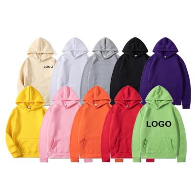 China Anti-wrinkle printing custom brand logo hoodies designer sudaderas pink soft sweatshirt pullover hooded men's clothing unisex women's clothing for sale