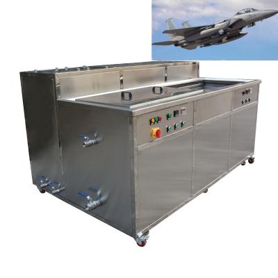 China Aircraft Accessories Industrial Ultrasonic Cleaning Machine For Steel Aluminum Copper Brass for sale