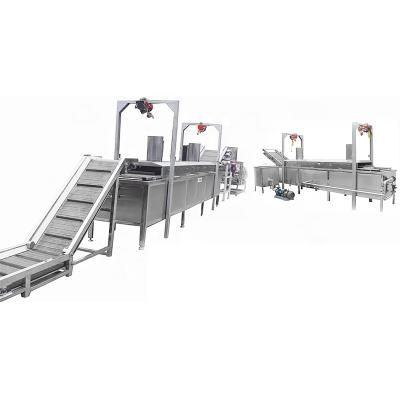 China Direct Dry Potato Chip Production Line Automatic Potato Chips Production Line Vegetable Processing Plant Factory en venta