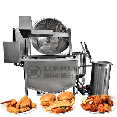 China Hotels Industrial French Fries Fryer Equipment Batch Deep Fryer en venta