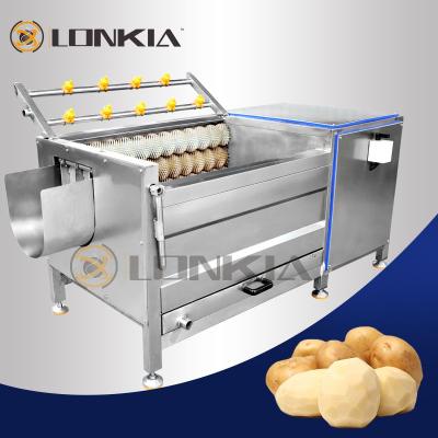 China Commercial Supply Cassava Peeling Washing Machine Ginger Washing Peeling Machine Potato Peeling Washing Machine for sale