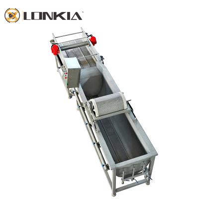 China Hot selling Industrial snack factory Lonkia fruit vegetable vortex washing machine dragon fruit washing machine for sale