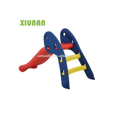 China Modern outdoor folable furniture XIUNAN XSL001 modern outdoor colorful light theme playground animal plastic slides home indoor playground for sale