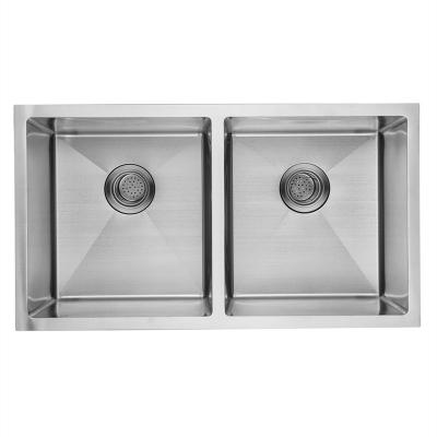 China Without Faucet Customized Single Bowl Stainless Steel Kitchen Handmade Sink Double Sink for sale