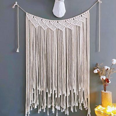 China Bohemian Wall Hanging Art Woven Boho Home Decor, Beautiful Geometric Macrame Yarn Tapestry Wall Decor for Bedroom, Nursery, Apartment for sale