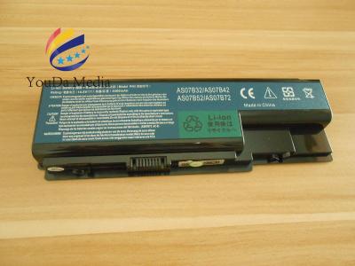 China Black 4400mAh  Long Life Laptop Battery AS07B52 For Acer Aspire 7720G 7720Z for sale