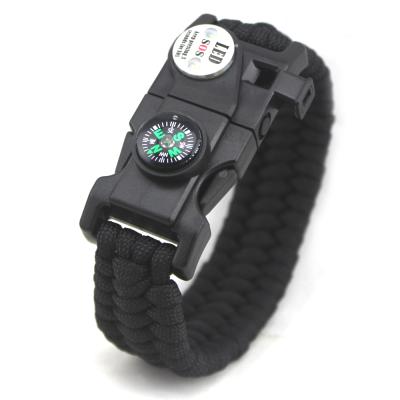 China Displacement Thermograph Braccial Bussola Paracord, Survival Survival Multifunctional Multifunctional New Product Equipment Whistle Bracciale EM-72 for sale