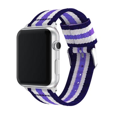 China Gems & Stones Nylon Watch Band For Apple Watch Band Series 5 4 3 2 1 Sport Strap 42mm 44mm 38mm 40mm Strap For Watch Band for sale