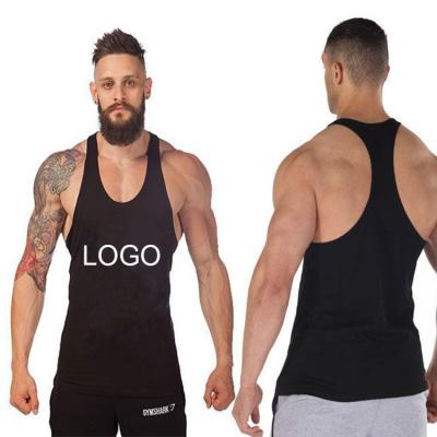 China 2022 QUICK DRY black low neck ribbed tank tops white unisex tank tops GYM wear tops for sale