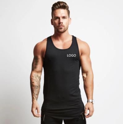 China Wholesale Custom Bodybuilding Mens Muscle Workout Stringer Gym Vest Fitness Singlet Cotton Anti-pilling Tank Tops for sale