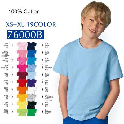 China Wholesale Blank 100% Cotton Anti-Shrink Kids Tees Short Sleeves Kids T-Shirts With Custom Logo for sale