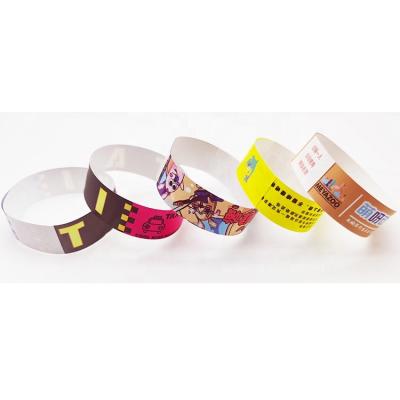 China China Custom Make Digital Printed Wrist Band Disposable Tyvek Wristband Promotion People Art Mascot Yoya 1000pcs/opp Bag CMYK Printing for sale