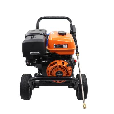 China Portable 3800PSI/262Bar Gasoline High Pressure Washer 190F 420cc for Cold Water Cleaning for sale