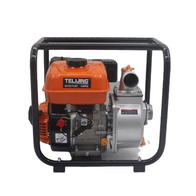 China 4 Inch High Pressure Gasoline Engine Water Pump with 170F Engine and 3600 Rated Speed for sale