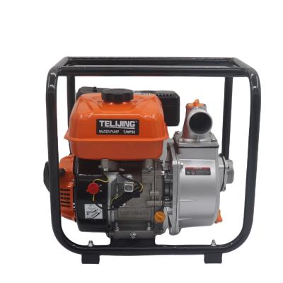 China 4 inch 420cc benzine waterpomp met Mini benzine 190F 1.1L capaciteit 5HP kleine motor Te koop