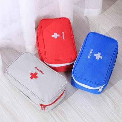 China Zipper Closed 2022 Home Outdoor First Aid Kit Bag Empty Travel Camping First Aid Bag Expanding Portable Mini Empty Medical Storage Bag Pouch for sale