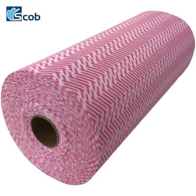 China Viable Wholesale 90 Sheets Roll High Quality Nonwoven Disposable Multipurpose Cloths for sale