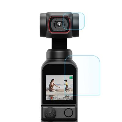 China PULUZ 9H 2.5D HD Camera Tempered Glass Lens Protector Screen Film For DJI OSMO Pocket 2 for sale