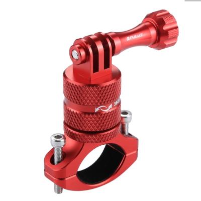 China PULUZ High Quality CNC Machining Aluminum Production 360 Degree Rotation Bike Handlebar Adapter Mount For Action Cameras for sale