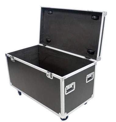 China Shockmount racks Tool Box High Quality Black OEM Rack Case Aluminum  Fly Flightcase for sale