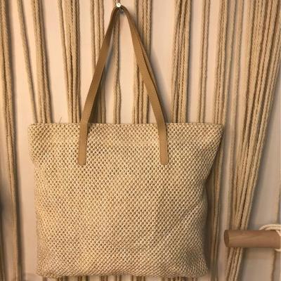 China Fashion Summer Portable Hot Beach Around The Circle Straw Bag Paper Straw Bag Custom Environmental Tote for sale