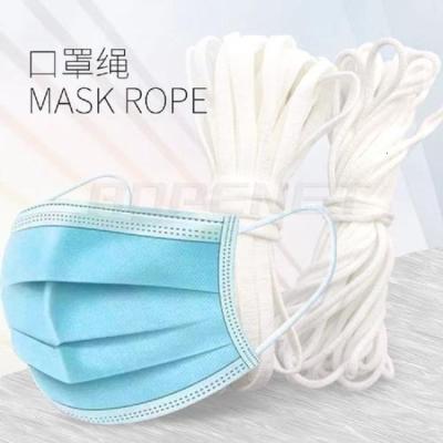 China 2020 Hot Sale Manufacturer Safety Mask Flat Hollow Rope for sale