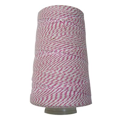 China Pure High Tenacity 0.8mm Multi Color Cotton Yarn Multiple Yarn Gift Packing Rope for sale