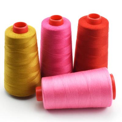 China High tenacity 100% polyester sewing thread 40/2 5000yards high quality for sale