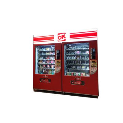 China Metro Station Food Vending Machine Dispensing Foods And Drinks Combo Vending Machine for sale