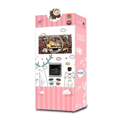 China Metro Station Automatic Coffee Vending Machine Vending Tea Coffee Vending Machine for sale