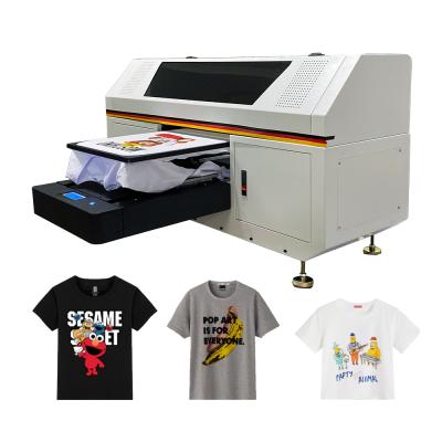 China Digital textile ink Disen fabric coating textile direct to a3 garment printer machine dtg printer color logo t-shirt printing machine T-shirt printer for sale