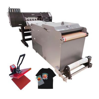 China Hotels DTF Printer Printing Machine Wide Film Roll To Roll 24 Inch Flip Powder 2 60cm Main Machine 60cm T-shirt 4 A3 Dtf Printer for sale