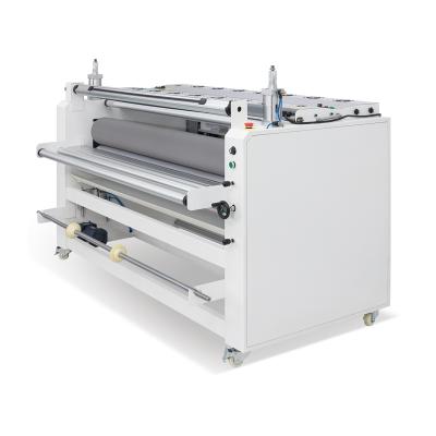 China Advertising Industry Automatic Fabric Leather Film Machine 1.6M Glazing Polishing Printer Laminating Machine for sale