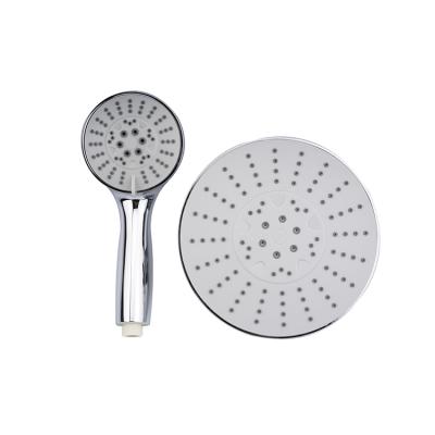 China Without Manufacturer Supply Low Price Modern Overhead Bathroom Shower Head Wholesale Plastic Round Rainfall Sliding Bar Shower Head for sale