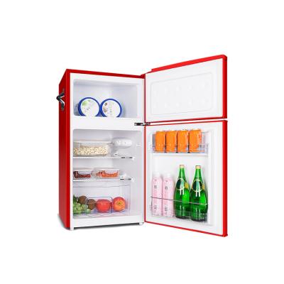 China Konka COMPRESSOR household 95L mini fridge french door french door fridge cheap french door fridge bar fridge for sale