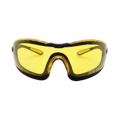 China All High Quality Sport Eva Padding Frame Protective Eye Clear Safety Sports Glasses for sale