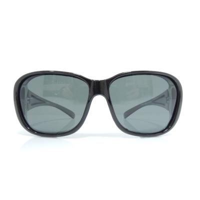 China Fashion Sunglasses Black Fitover Trendy Sunglasses Polarized Sunglasses for sale