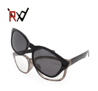 China Fashion Sunglasses New Wooden Model Magnetic Sunglasses for sale