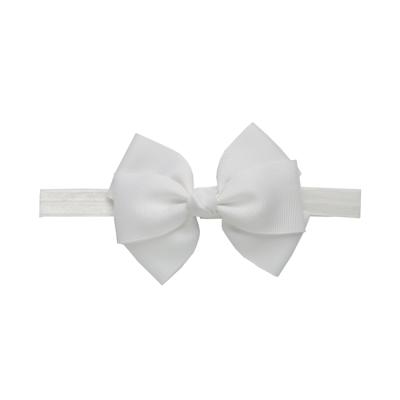 China Leading Decration Manufacturer Selling Baby Children Bows Headband Grosgrain Ribbon Bifurcated Tail Headbands for sale