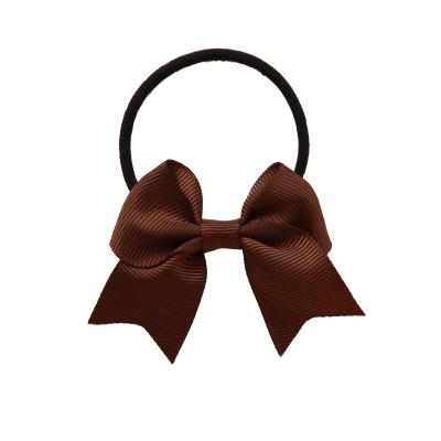 China Amazon Sale 200 pcs 20 colors hot elastic bows small elastic ribbon hair tie brown big sale 200 pcs small shopify on for sale